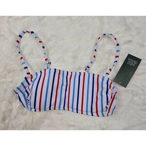 Wild Fable Striped Bralette Bikini Top XXS